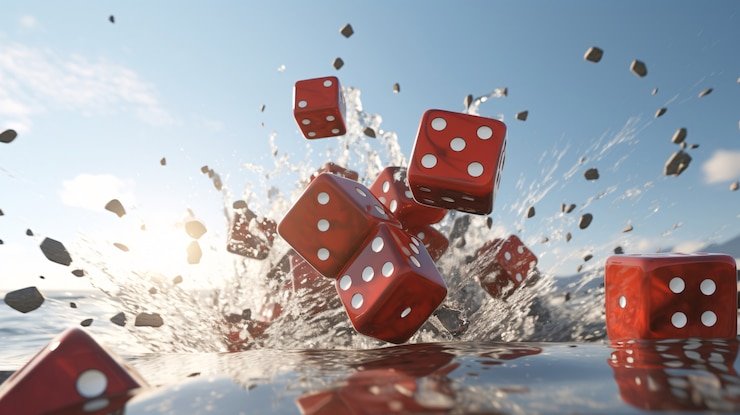 Antarmuka permainan Fish Hunter di aplikasi seluler juragan404 dengan kontrol sentuh dan ikan virtual